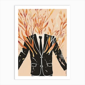 Man In The Suit Art Print