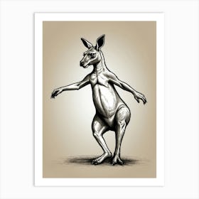 Kangaroo 3 Art Print