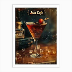 Jazz Cafe 14 Art Print