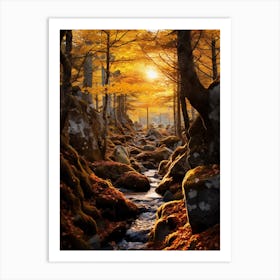 Autumn In The Forest Art Print