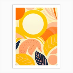 Abstract Sun Art Print