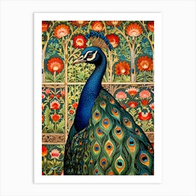 William Morris Peacock 5 Art Print