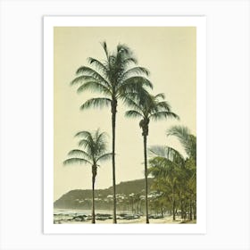 Scarborough Beach Australia Vintage Art Print