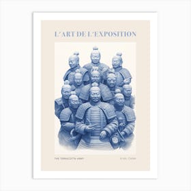 The Terracotta Army, China Vintage Poster Art Print