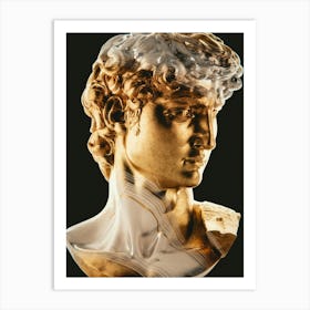 Bust Of David Art Print