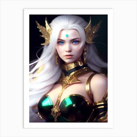 Aria Snow Art Print