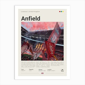 Liverpool - Anfield Stadium Art Print