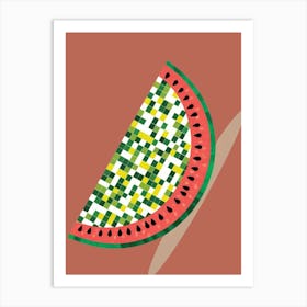 Watermelon Slice 1 Art Print