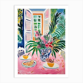 Palm Beach, Aruba, Matisse And Rousseau Style 1 Art Print