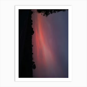 Artistic Sunset Art Print