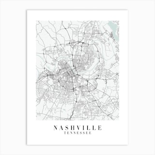 Louisville Map Art Print by multipliCITY - Fy