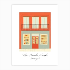 Portugal The Book Nook Pastel Colours 2 Poster Art Print