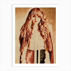 Sabrina carpenter art scetch Art Print