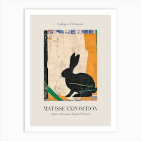 Rabbit 3 Matisse Inspired Exposition Animals Poster Art Print