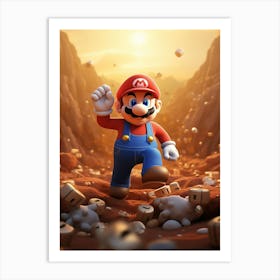 Mario Bros 38 Art Print