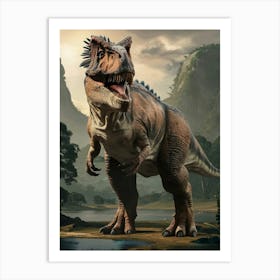 Jurassic Park T-Rex Art Print