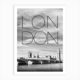 Westminster Bridge In London Art Print