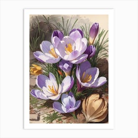 Crocus Print Art Print