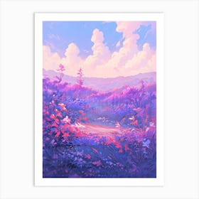 Landscape Painting 5 Art Print