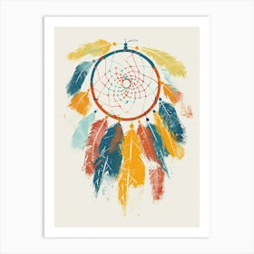 Cosmic Verse Mid Century Style Art Print