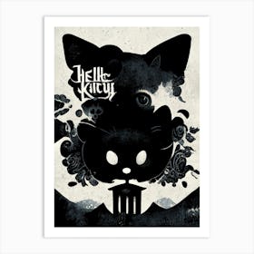 Hello Kitty Graffiti Style Art Print