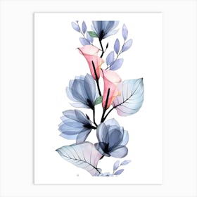 Watercolor Calla Lily Art Print