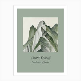 Landscapes Of Japan Mount Tsurugi 74 Art Print