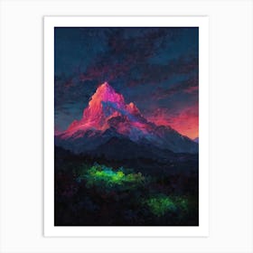 'Shining Mountain' Art Print