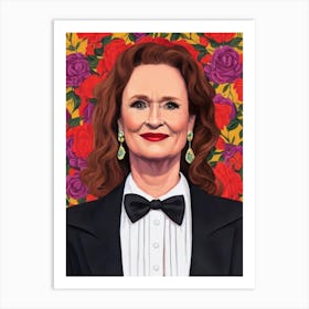 Melissa Leo Illustration Movies Art Print