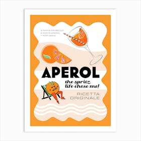 Aperol Sptritz Art Print