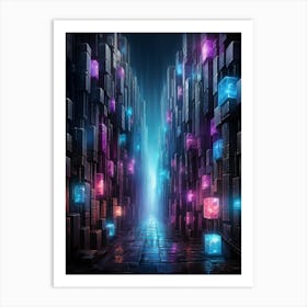 Futuristic City 2 Art Print