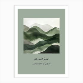 Landscapes Of Japan Mount Yari Art Print