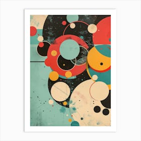 Abstract Circles 37 Art Print