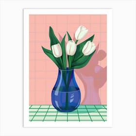 Tulips In A Vase 17 Art Print