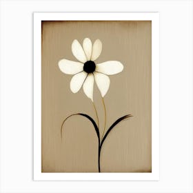 Flower Symbol Abstract Painting Art Print