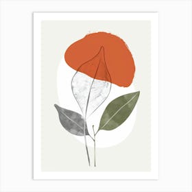 Leaf In The Sun Art Print