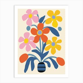 Flowers In A Vase 21 Art Print