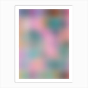 Colors Blooming | 02 – Aura Gradient Art Print