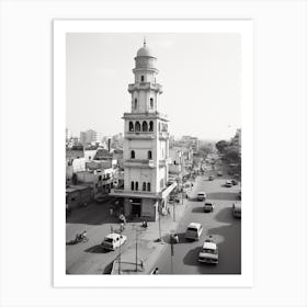Karachi, Pakistan, Black And White Old Photo 3 Art Print