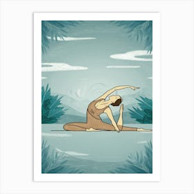 Yoga Pose 5 Art Print