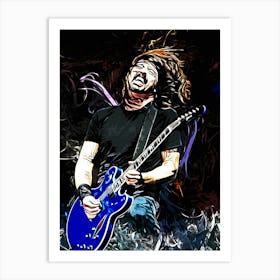 Dave Grohl Foo Fighters 17 Art Print