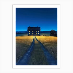 House In The Field 1 Art Print