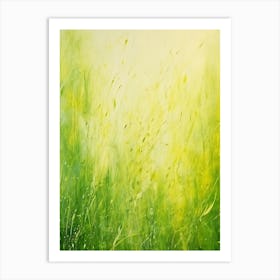 Green Grass Art Print