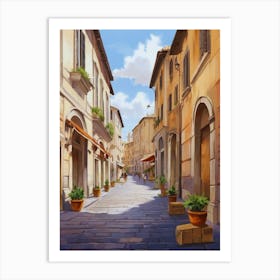 Street In Italy Art Print