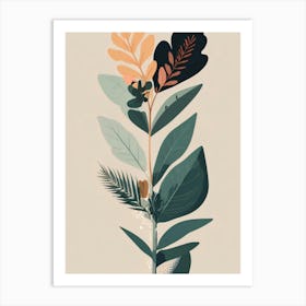 Abstract Botanical Painting Art Print