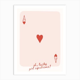 Ace Of Spades Art Print