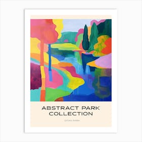 Abstract Park Collection Poster Ditan Park Beijing 3 Art Print