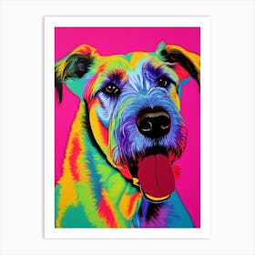 Irish Wolfhound Andy Warhol Style Dog Art Print