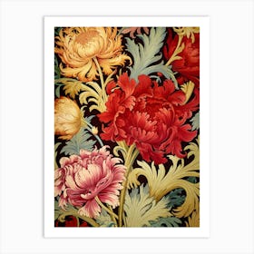 Floral Wallpaper 96 Art Print