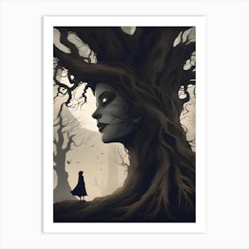 Meeting the Tree Goddess Art Print